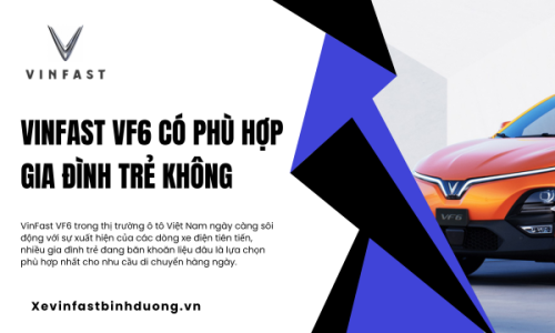 VinFast VF6 có phù hợp gia đình trẻ không