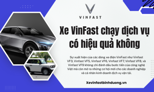 Xe VinFast chạy dịch vụ có hiệu quả không