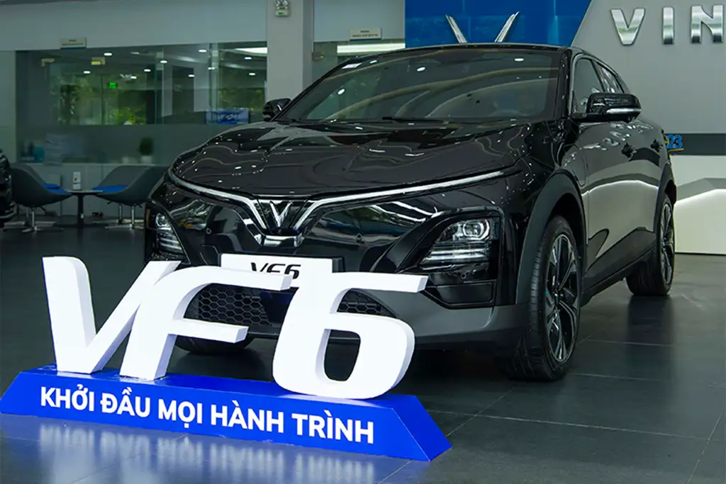 Bảng màu đa dạng cho VinFast VF6