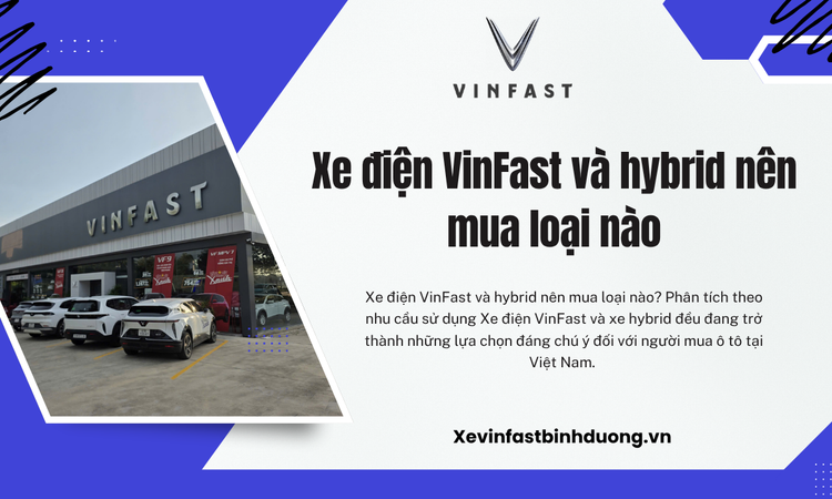 Xe điện VinFast và hybrid nên mua loại nào? Phân tích theo nhu cầu sử dụng